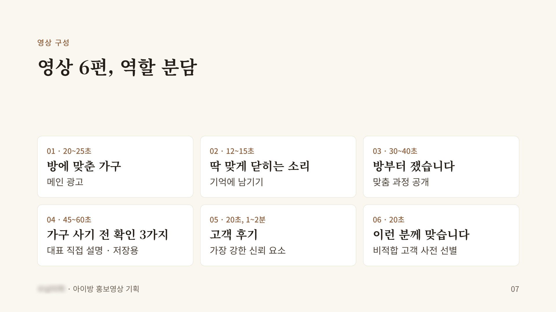 영상 6편 역할 분담 페이지